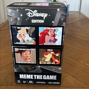 Disney Edition Meme The Game - Black and Multicolor